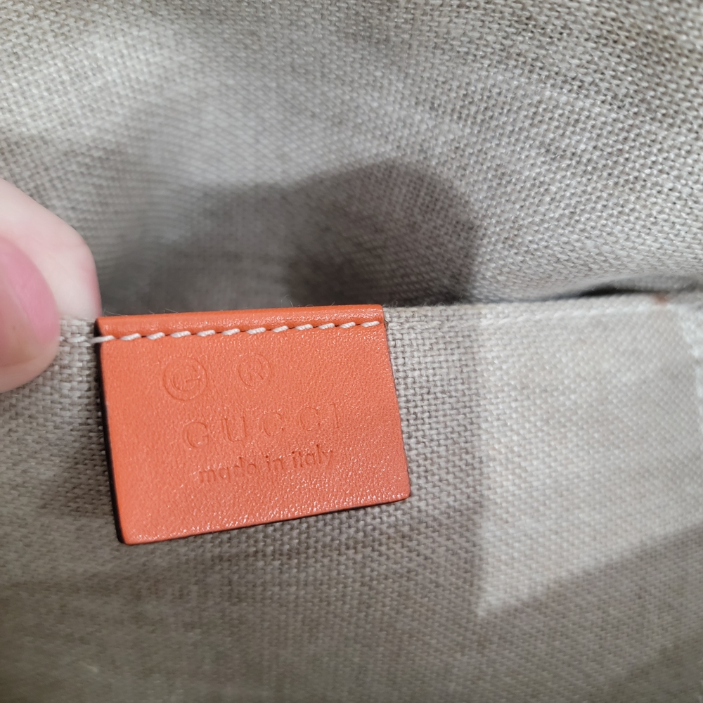 Gucci Mini Microguccissima Dome Orange Bag - Picture 5 of 12